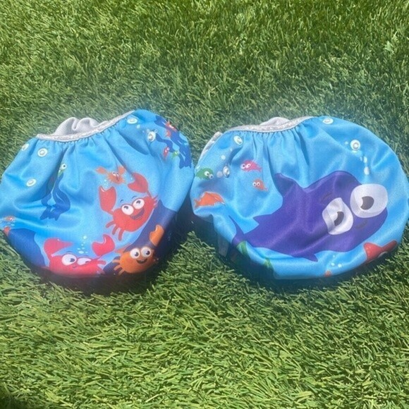 Wegreeco 2 toddler Swim Diapers Unisex adjustable Size large New without tags - Picture 7 of 7